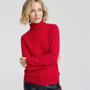 CHARTER CLUB Luxury 100% Cashmere Long Sleeve Turtle Neck Pullover Sweater Sz 3X